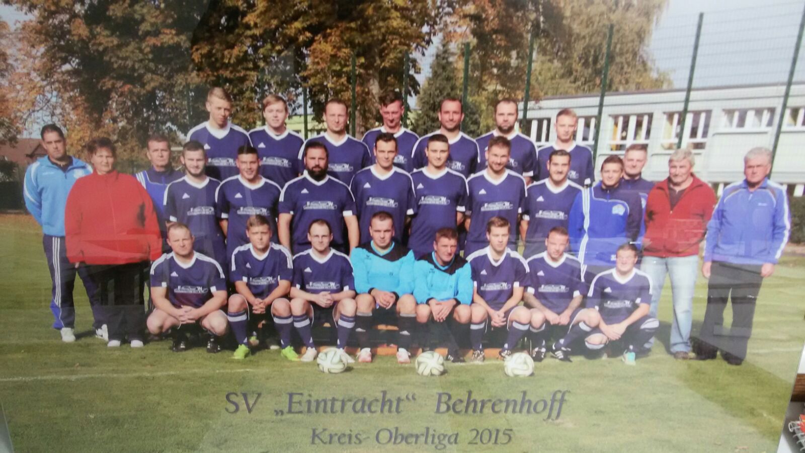 Mannschaftsfoto des SV Eintracht Behrenhoff